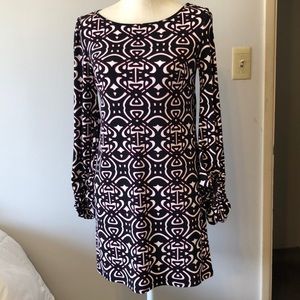 Laundry pattern dress